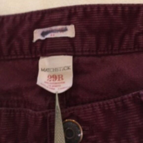 JCrew Matchstick Cords 29R - Picture 3 of 7